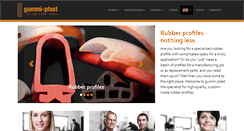 Desktop Screenshot of gummi-plast.de